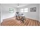 Spacious bedroom with hardwood floors and a built-in workspace at 3445 10Th N Ave, St Petersburg, FL 33713