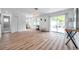 Open living space with kitchen, dining and access to backyard at 3445 10Th N Ave, St Petersburg, FL 33713