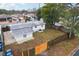 Aerial view of house and backyard, showing surrounding neighborhood at 3909 W Sligh Ave, Tampa, FL 33614