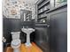 Charming bathroom with pedestal sink and dark wood accents at 425 20Th Ne Ave, St Petersburg, FL 33704