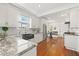 Renovated kitchen with farmhouse sink, white cabinets, and granite countertops at 425 20Th Ne Ave, St Petersburg, FL 33704