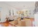 Comfortable living room with hardwood floors and ample seating at 425 20Th Ne Ave, St Petersburg, FL 33704