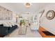 Spacious living room with hardwood floors, and comfortable seating at 425 20Th Ne Ave, St Petersburg, FL 33704