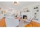 Bright living room with a fireplace, hardwood floors, and comfortable seating at 425 20Th Ne Ave, St Petersburg, FL 33704