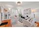 Spacious living area showcasing hardwood floors and stylish decor at 425 20Th Ne Ave, St Petersburg, FL 33704