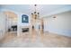 Formal dining room with hardwood floors and a chandelier at 4419 Bayshore Ne Blvd, St Petersburg, FL 33703