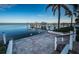 Private dock with steps leading to the water, offering stunning views at 4419 Bayshore Ne Blvd, St Petersburg, FL 33703