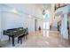 Spacious entryway with high ceilings, marble floors, and grand staircase at 4419 Bayshore Ne Blvd, St Petersburg, FL 33703