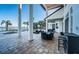 Outdoor patio area with pool, seating, and waterfront views at 4419 Bayshore Ne Blvd, St Petersburg, FL 33703