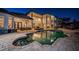 Luxury pool and patio with night lighting at 4419 Bayshore Ne Blvd, St Petersburg, FL 33703