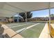 Covered shuffleboard courts in a community at 5909 Yorkshire Dr, Zephyrhills, FL 33542