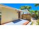 Small backyard patio with access from back door at 616 2Nd Nw Ave, Largo, FL 33770