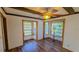 Bright living room with bay window and wood flooring at 616 2Nd Nw Ave, Largo, FL 33770
