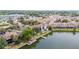 Aerial view of the building and surrounding neighborhood at 6325 Newtown Cir # 25B2, Tampa, FL 33615