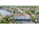 Aerial view showcasing the community's waterfront location at 6325 Newtown Cir # 25B2, Tampa, FL 33615