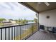 Private balcony overlooking the canal at 6325 Newtown Cir # 25B2, Tampa, FL 33615
