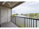 Balcony with scenic canal and residential views at 6325 Newtown Cir # 25B2, Tampa, FL 33615