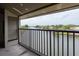 Waterfront balcony showcasing scenic canal views at 6325 Newtown Cir # 25B2, Tampa, FL 33615