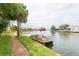 Private boat dock on tranquil waterway at 6325 Newtown Cir # 25B2, Tampa, FL 33615