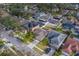 Aerial view of houses in a residential neighborhood at 11607 Branch Mooring Dr, Tampa, FL 33635