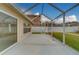 Spacious screened patio perfect for outdoor relaxation at 11607 Branch Mooring Dr, Tampa, FL 33635