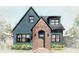 Two-story craftsman home, blue siding, brick accents, and a welcoming front porch at 1212 E Comanche Ave, Tampa, FL 33604