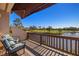Spacious balcony overlooking golf course and lake at 1322 Pelican Creek Xing # C, St Petersburg, FL 33707
