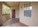 Wooden balcony with storage and a window at 1429 Villa Capri Cir # 306, Odessa, FL 33556