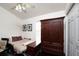 Cozy bedroom with a double bed and ample closet space at 158 Sun Isle Cir, Treasure Island, FL 33706