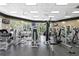 Well-equipped fitness center with modern exercise machines and large windows at 16346 Ashington Park Dr, Tampa, FL 33647