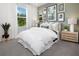 Guest bedroom with neutral decor and plenty of natural light at 18491 Green Garden Ct, Venice, FL 34293