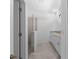 Modern bathroom with double vanity and walk-in shower at 2009 Gardenia Ave, Port Charlotte, FL 33953