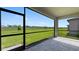Spacious screened porch with backyard view at 2009 Gardenia Ave, Port Charlotte, FL 33953