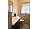 Clean bathroom featuring a vanity, toilet, and shower at 21732 Bell Lake Rd, Land O Lakes, FL 34639