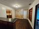 Dining area with built-in shelving and kitchen access at 21732 Bell Lake Rd, Land O Lakes, FL 34639