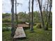 Wooden dock extending over calm water at 21732 Bell Lake Rd, Land O Lakes, FL 34639
