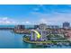 Waterfront condo building with boat slips and tennis courts at 240 Sand Key Estates Dr # 213, Clearwater, FL 33767