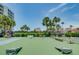 Relaxing outdoor cornhole court with ample seating at 240 Sand Key Estates Dr # 213, Clearwater, FL 33767