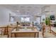 Elegant lobby featuring a large sectional sofa and stylish accents at 240 Sand Key Estates Dr # 213, Clearwater, FL 33767