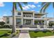 Lush backyard features an outdoor entertainment area, a pool, and a private dock at 2502 S Dundee St, Tampa, FL 33629