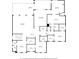 Floor plan showcasing the layout of the primary bedroom, laundry room, walk-in closet, and balcony at 2502 S Dundee St, Tampa, FL 33629