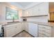 White cabinets, granite counters and kitchen sink at 2511 Quincy S St, St Petersburg, FL 33711