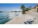 Private deck overlooking the calm waters at 400 Island Way # 309, Clearwater Beach, FL 33767