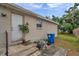 Backyard with shed and a blue recycling bin at 652 13Th S Ave, St Petersburg, FL 33701
