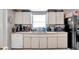 Kitchen with white cabinets, double sink and dishwasher at 652 13Th S Ave, St Petersburg, FL 33701