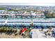 Aerial view showcasing property location in community at 657 Garland Cir, Indian Rocks Beach, FL 33785