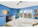 Main bedroom with water views and king-size bed at 657 Garland Cir, Indian Rocks Beach, FL 33785