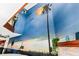 Beach-themed wall mural with palm trees and a heron at 657 Garland Cir, Indian Rocks Beach, FL 33785