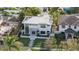 Modern home with solar panels, seen from above at 720 16Th Ne Ave, St Petersburg, FL 33704