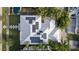 Top-down view of home showcasing solar panels at 720 16Th Ne Ave, St Petersburg, FL 33704